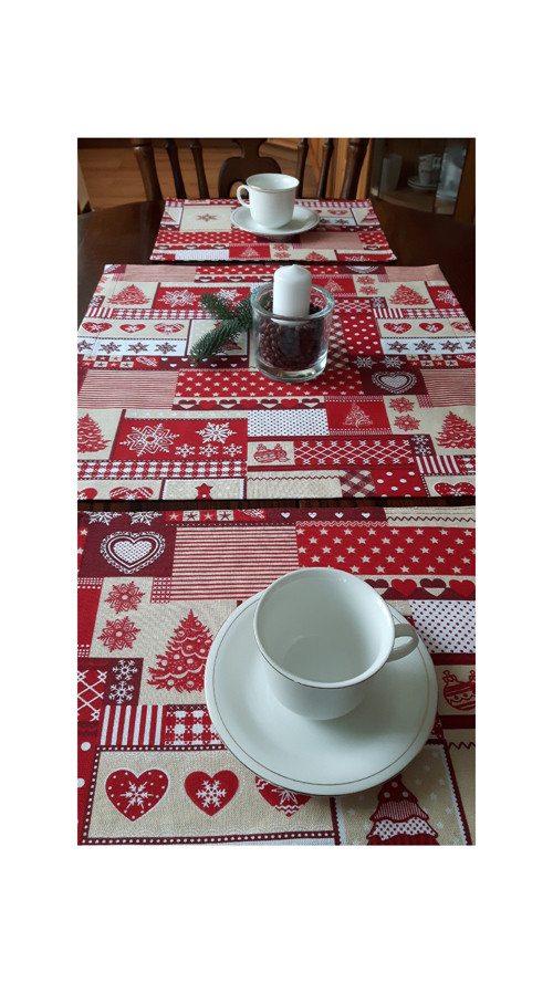 Vánoční středový ubrus — foto 5