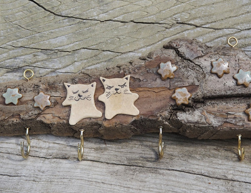 Driftwood věšák kočičky — foto 3