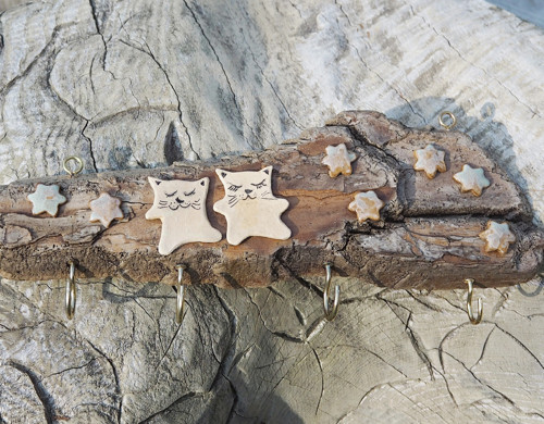 Driftwood věšák kočičky — foto 6