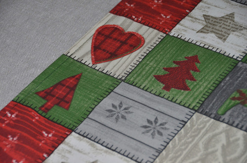 Vánoční patchwork - běhoun (148x42 cm) — foto 5
