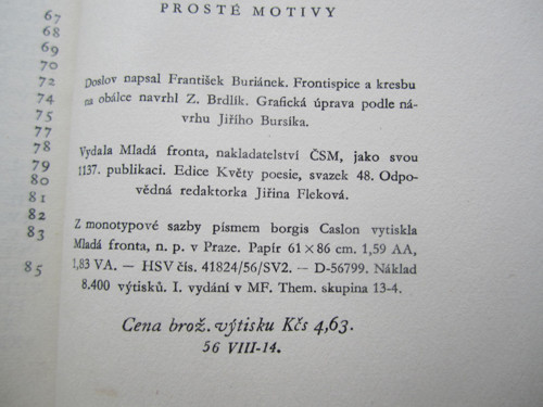 Jan Neruda-Prosté motivy 1957 — foto 4
