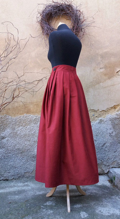 Podzimní Červená Sukně — foto 3