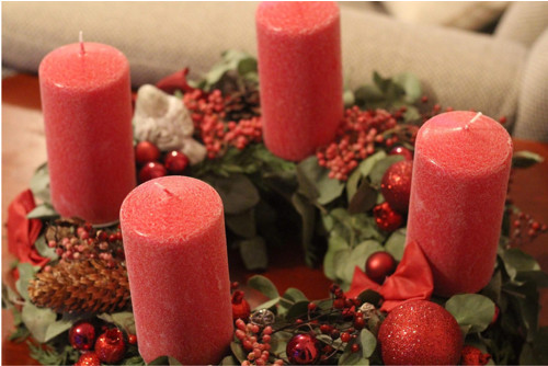 Adventní eukalyptový věnec 2 — foto 2