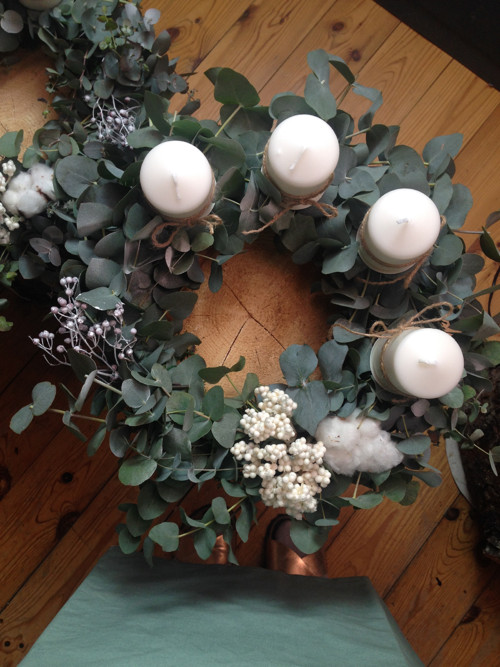 Adventní eukalyptový věnec 3 — foto 2