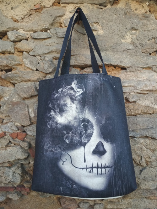 Mexico black Lady Skull — foto 2