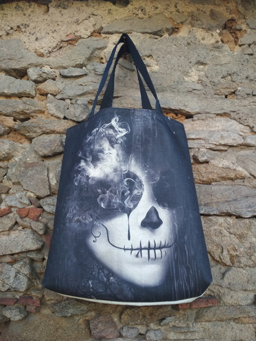 Mexico black Lady Skull — foto 5