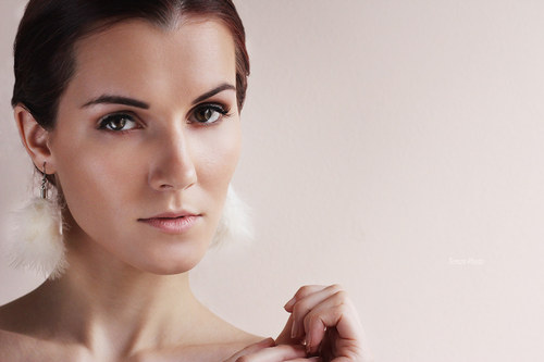 Peříčkové náušnice - kolekce "MARABOU" — foto 2