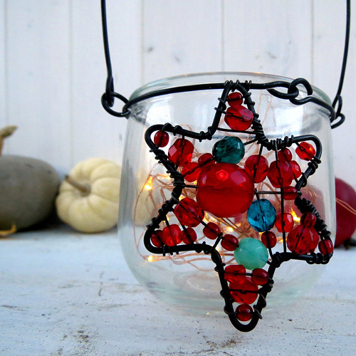 Svícen s vánoční hvězdičkou — foto 3