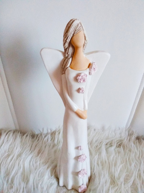 Anděl 36 cm - Růžička — foto 2