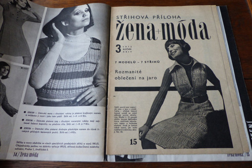 Časopis Žena a móda, číslo 3/1972, střihy! — foto 2