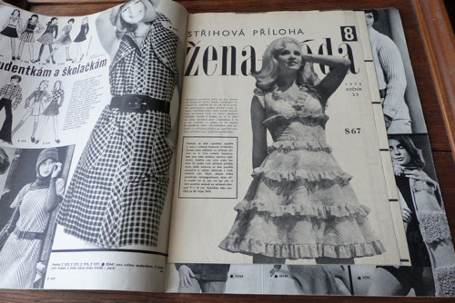 Časopis Žena a móda, číslo 8/1973, střihy! — foto 2