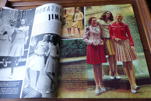 Časopis Žena a móda, číslo 8/1973, střihy! — foto 4