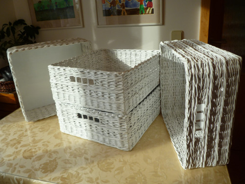 Koše do TV stolku - 4 ks — foto 3