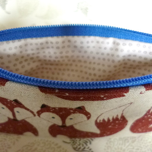 Taštička na karty Foxes LINEN — foto 3