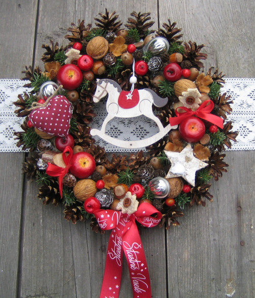 Adventní věnec s koníkem.. — foto 3