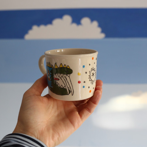 Hrníček s "dinosaury" — foto 3