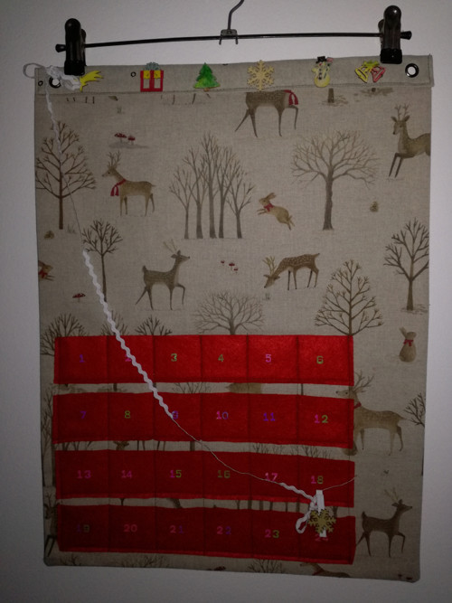 Adventní látkový kalendář — foto 3