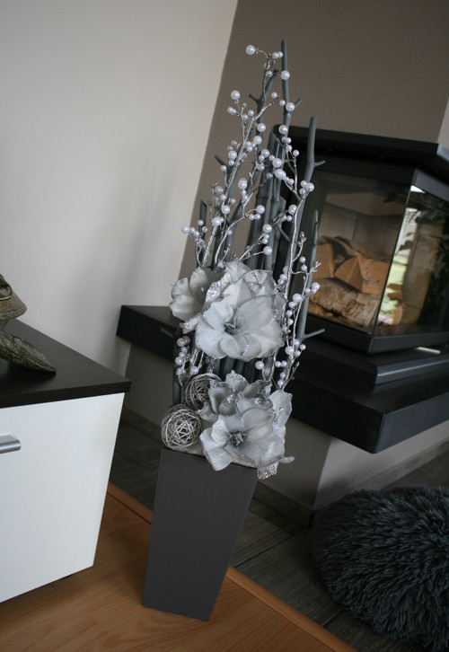 Vánoční amarylisy v šedé — foto 6