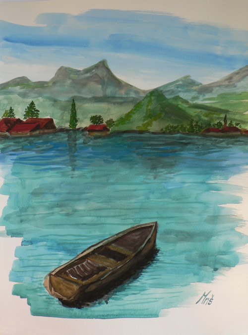 Jezero - akvarel — foto 5