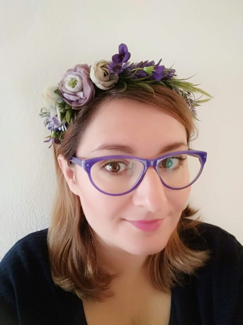 Kvetinova celenka Sfumature di viola — foto 4