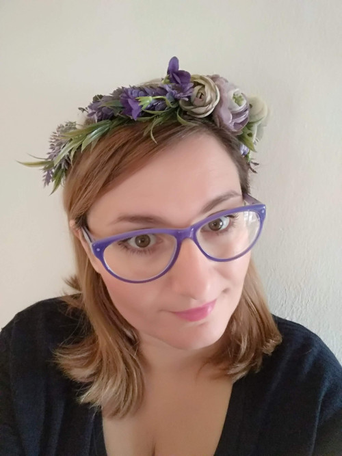 Kvetinova celenka Sfumature di viola — foto 5
