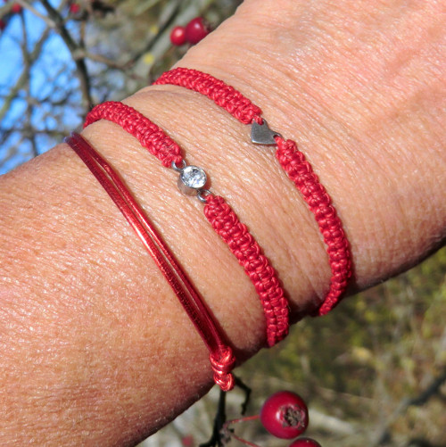 Kabbalah * Macramé * Nerez Srdíčko — foto 2