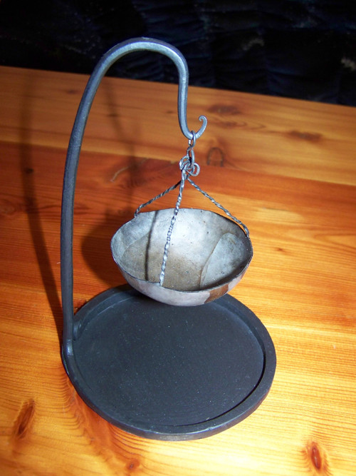 Kovaná aromalampa — foto 2