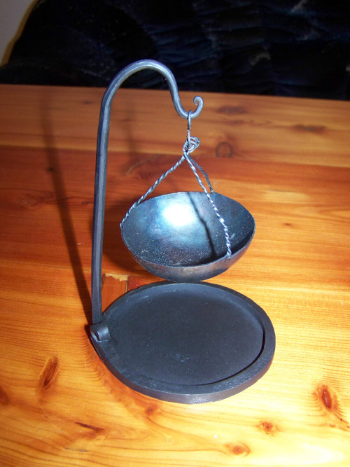 Kovaná aromalampa — foto 2