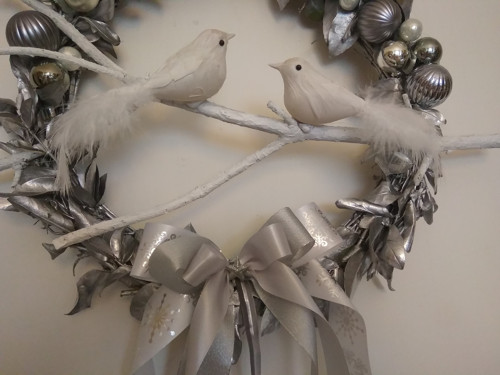 Velký adventní věnec s ptáčky — foto 2