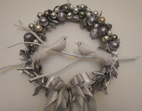 Velký adventní věnec s ptáčky — foto 3