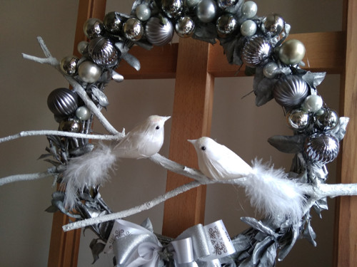 Velký adventní věnec s ptáčky — foto 4