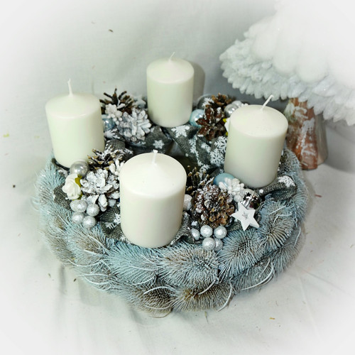 Adventní věnec - Blankytka — foto 2