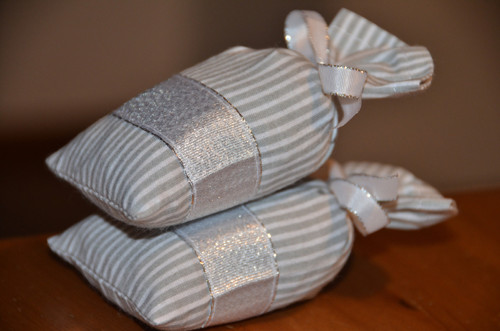 Vánoční levandule - šedý proužek a stříbro — foto 2