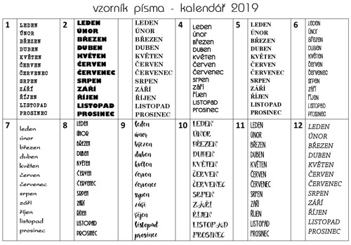 Kalendář k dotvoření - stolní — foto 2