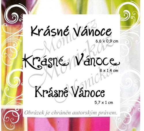 Krásné Vánoce. Vánoční razítko 132. — foto 2