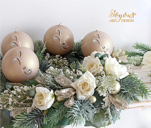 Luxusní adventní věnec — foto 4