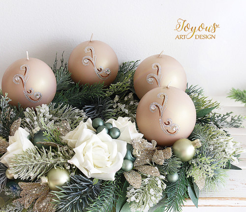 Luxusní adventní věnec — foto 5