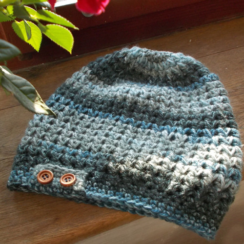 Zimní čepice dívčí/dámská Blue — foto 2