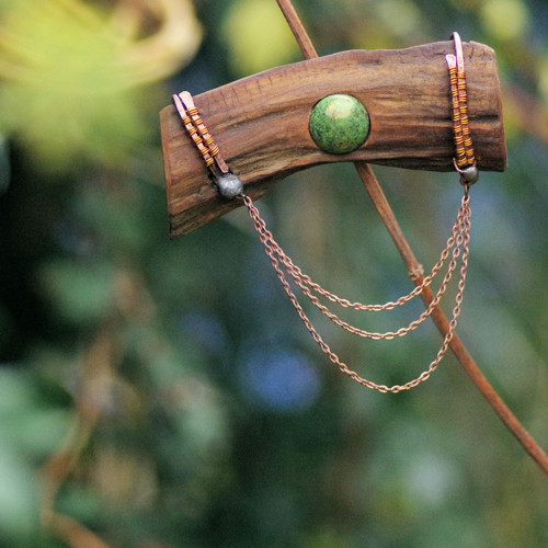 Woody - boho spona do vlasů — foto 2