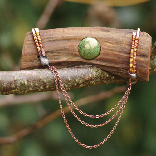 Woody - boho spona do vlasů — foto 3