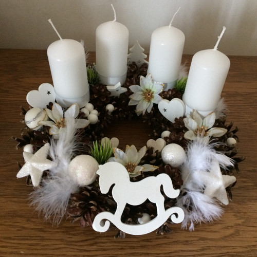 Adventní svícen s koníkem — foto 2
