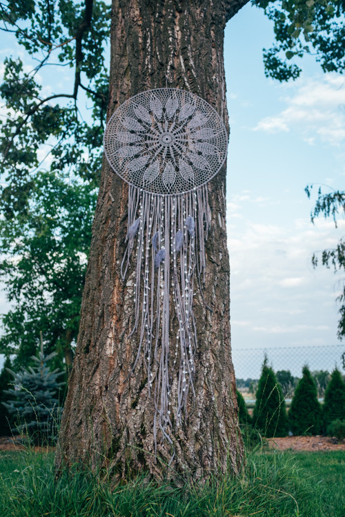 Háčkovaný lapač snů – ⌀ 62 cm — foto 2
