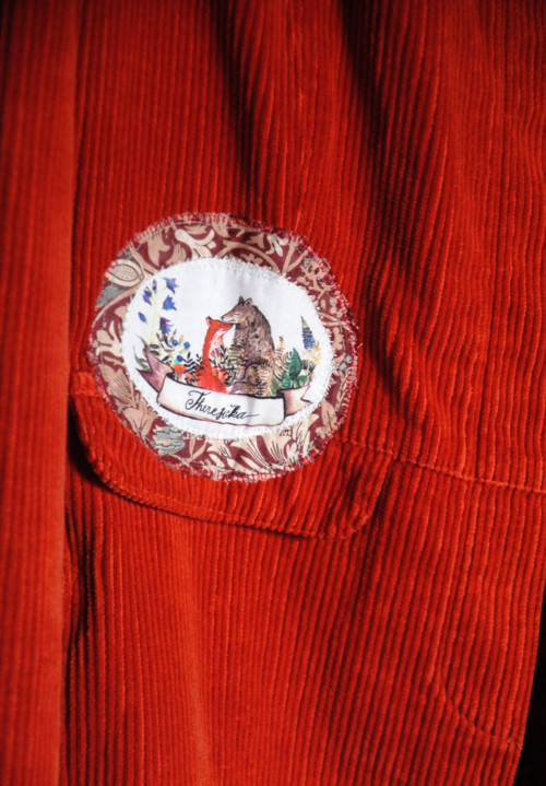 "Red Fox", UPCYKLING manžestrové sako — foto 2