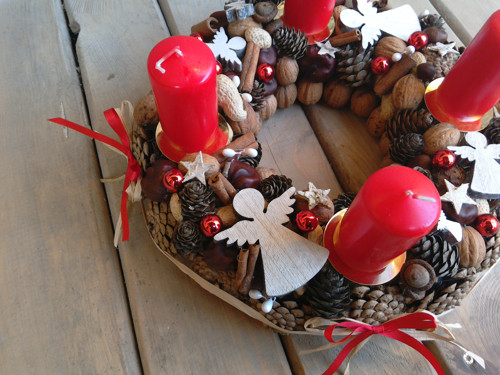 Advent přírodní andělský — foto 3