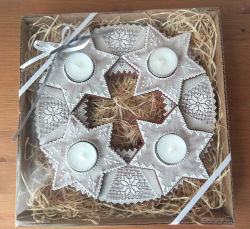 Adventní svícen s hvězdami — foto 5