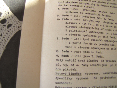 Návod: háčkovaný límeček č.5220, dva návody — foto 2