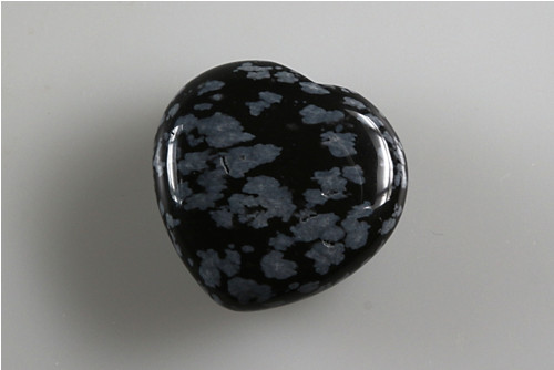 Srdíčko obsidián 3 cm — foto 2