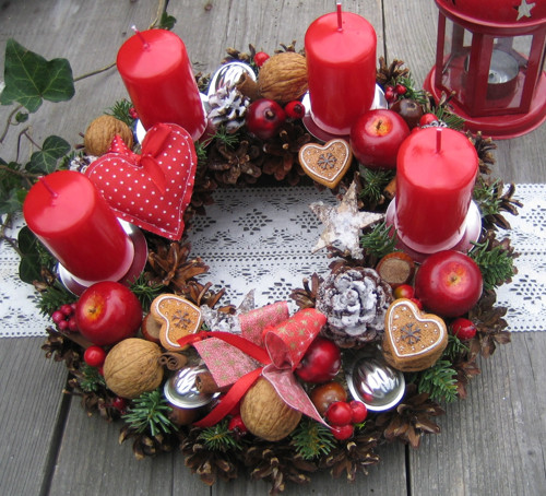 Adventní věneček tradičně..2 — foto 2