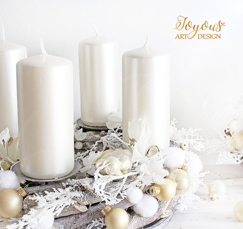 Luxusní adventní věnec — foto 3
