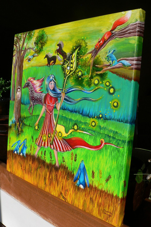 Podzimní kouzlení - 40x40cm — foto 3